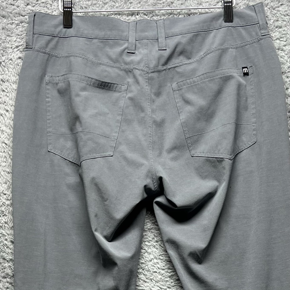 Travis Mathew Open to Close 2.0 Pants Mens 34x29 Heather Gray Performance Golf - Picture 9 of 14